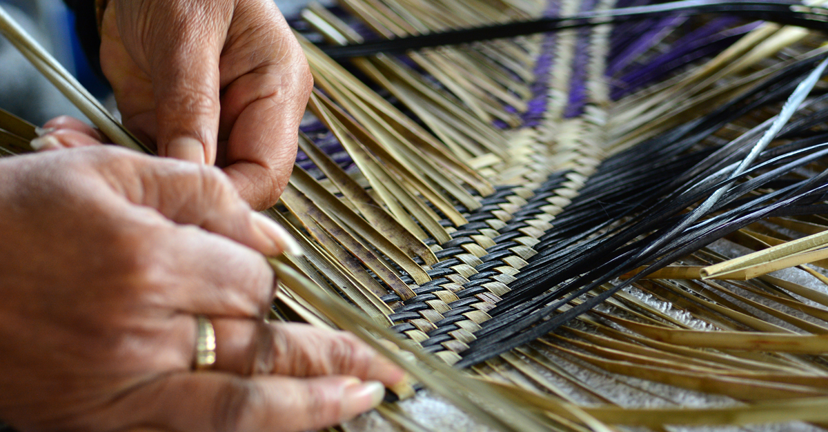 Flax weaving